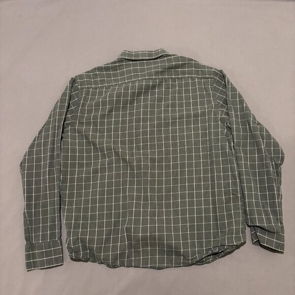 Untuckit Shirt Men XL Gray Geometric Casual Button Up Long Sleeve - Picture 5 of 5